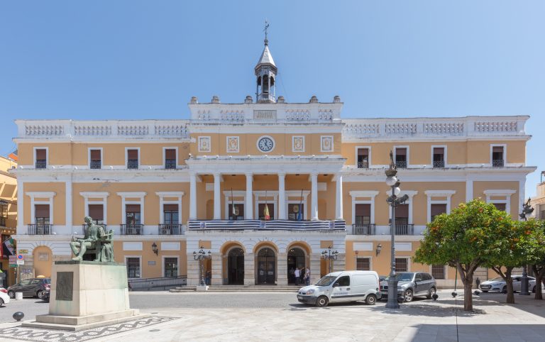 Fachada del Ayuntamiento de Badajoz