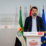 Álvaro Sánchez Cotrina interviene en la Asamblea de Extremadura