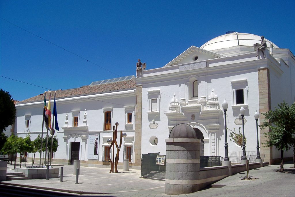 Edificio de la Asamblea de Extremadura en Merida