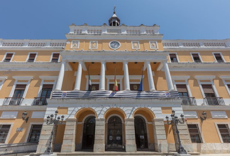 Fachada del Ayuntamiento de Badajoz