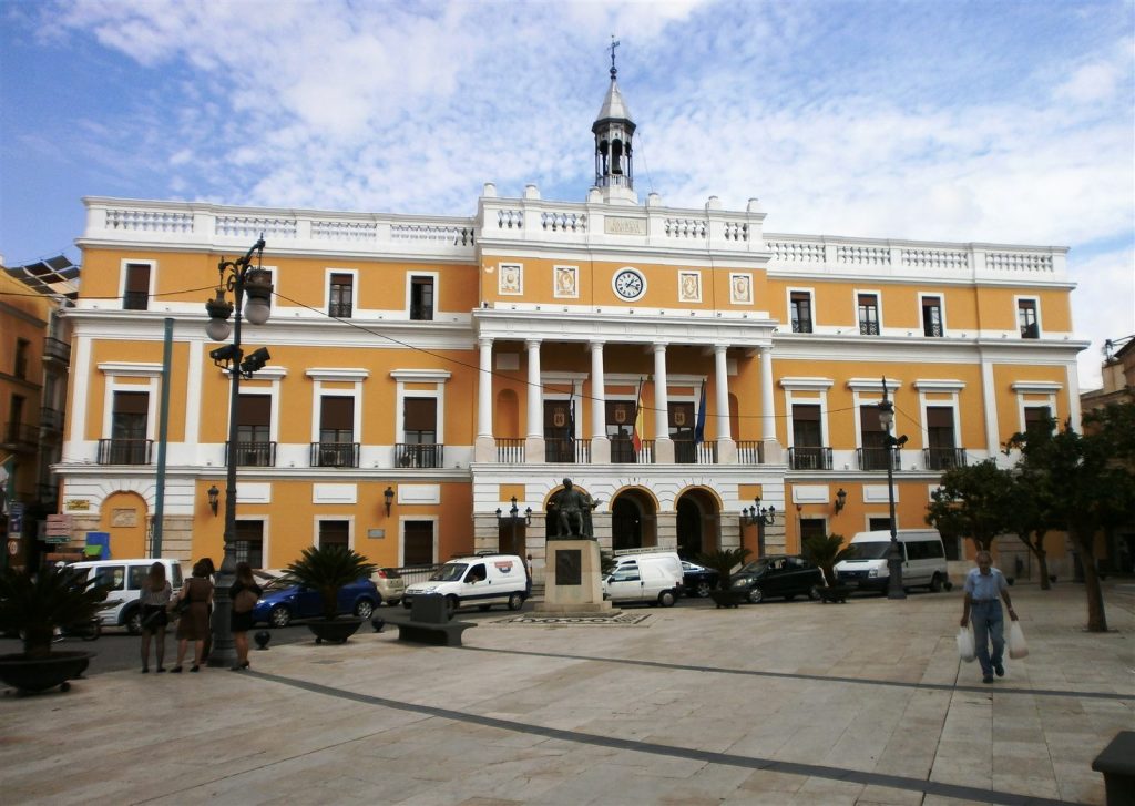 Fachada del Ayuntamiento de Badajoz