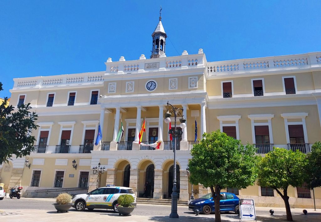 Fachada del Ayuntamiento de Badajoz