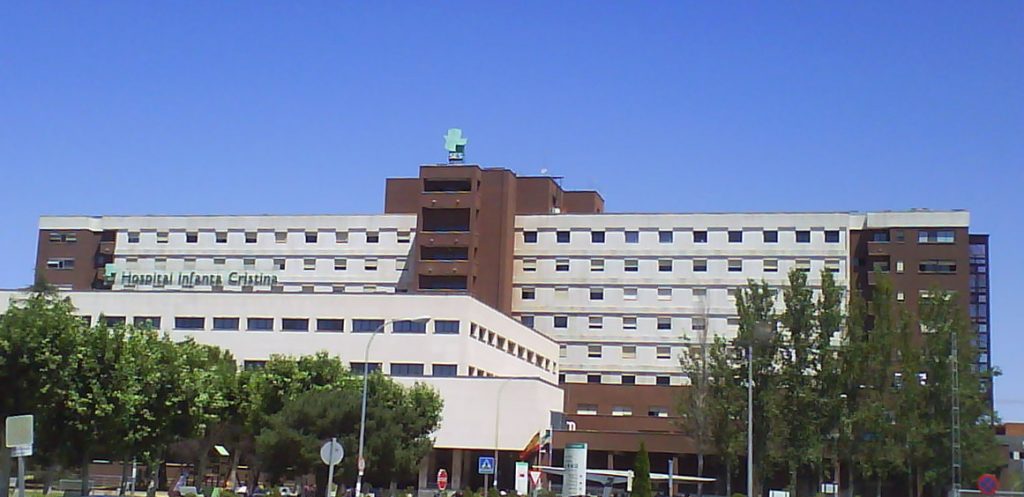 Hospital Infanta Cristina de Badajoz, sede del Área de Salud de Badajoz