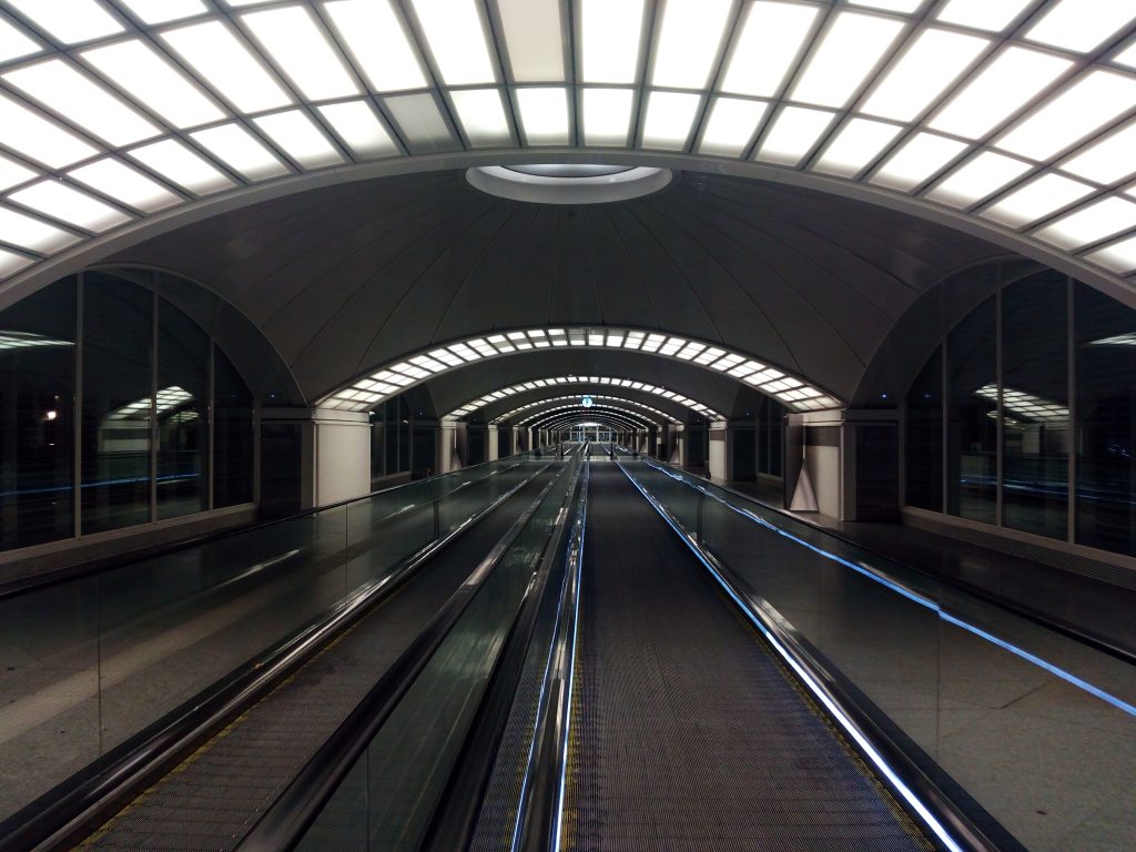 Fachada de la estación de Atocha en Madrid