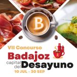 Cartel del VII Concurso Badajoz Capital del Desayuno